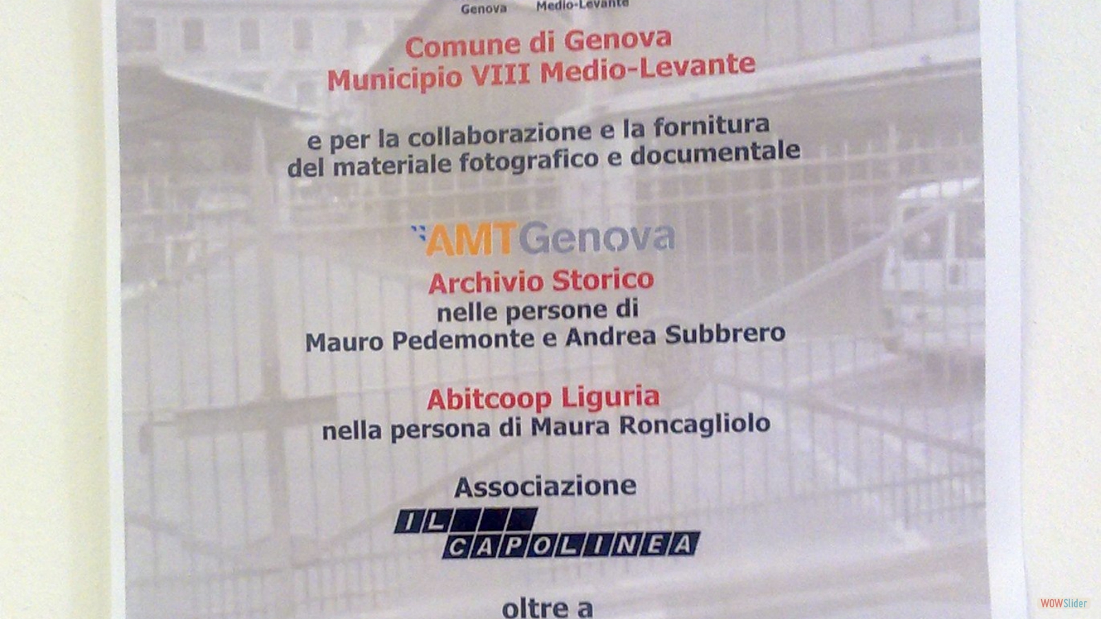 Ringraziamenti